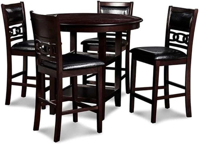New Classic Furniture Gia 5-Piece Round Counter Height Set by NewClassicFurniture