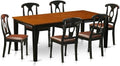 East West Furniture QUKE7-BCH-LC 7 Piece Dinette Set Consist of a Rectangle by EastWestFurniture