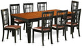 East West Furniture LGNI9-BCH-LC 9 Piece Modern Dining Table Set Includes a by EastWestFurniture
