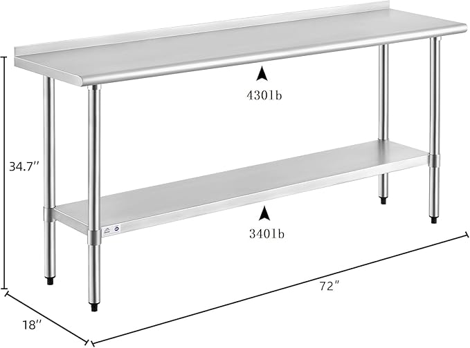 ROCKPOINT Stainless Steel Table - Image 2