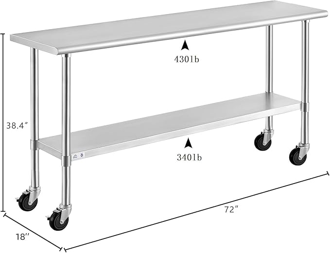 ROCKPOINT Stainless Steel Table - Image 3