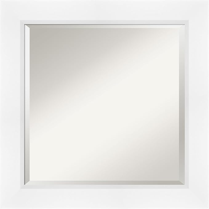 Amanti Art White Bathroom Mirror by AmantiArt