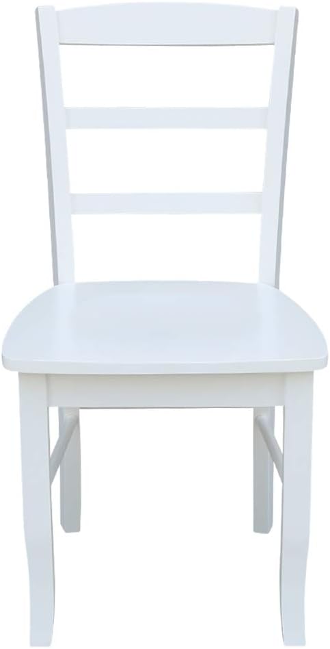 International Concepts Set of Two Madrid Ladderback Dining Chairs - Image 4