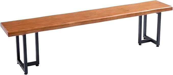 Durable Solid Wood Top Bench by KunAndPeng