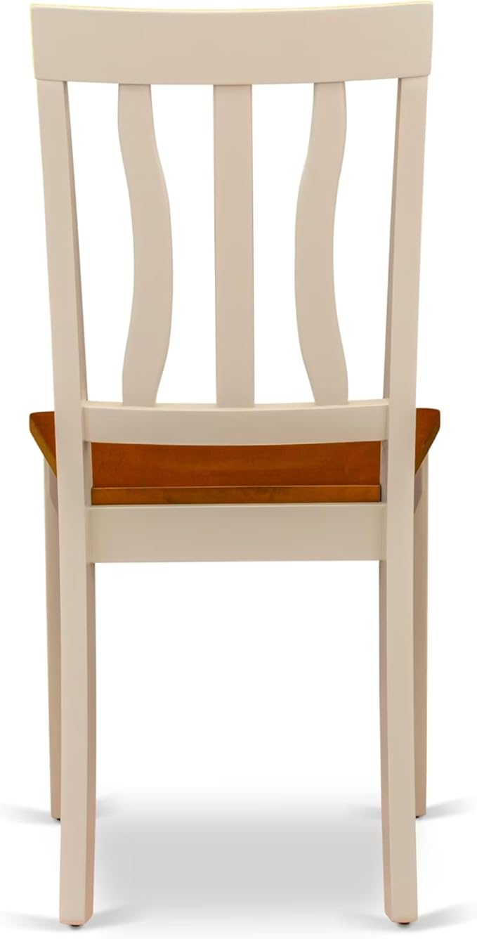 East West Furniture DLAN3-BMK-W 3 Piece Dinette Set - Image 11