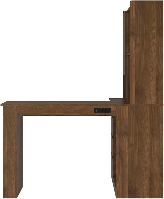 KEIKI L Shaped Home Office Desks - Image 5