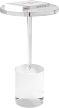 Acrylic End Table, Modern Minimalist Acrylic Side Tables, Drink Table by Unknown