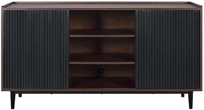 Manhattan Comfort Duane 59-Inch Ribbed Mid Century Modern Sideboard, Versatile by ManhattanComfort