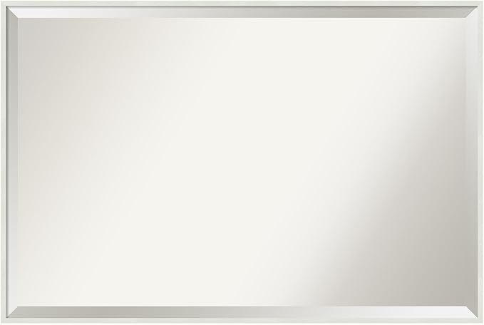 Amanti Art White Bathroom Mirror by AmantiArt