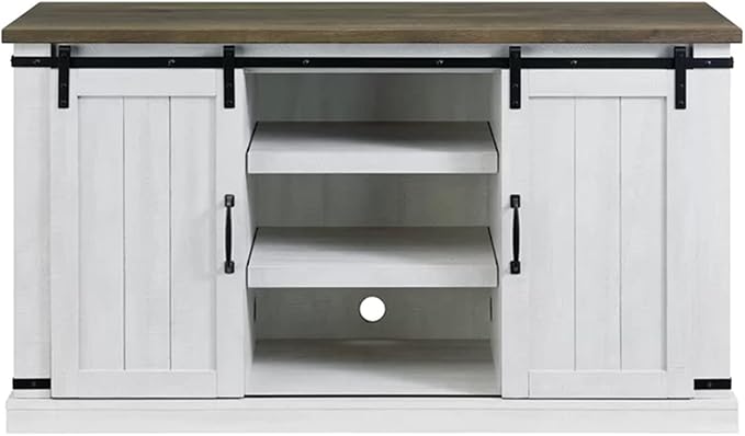 Farmhouse TV Stand for 60inch Television Stand, Entertainment Center - Image 5