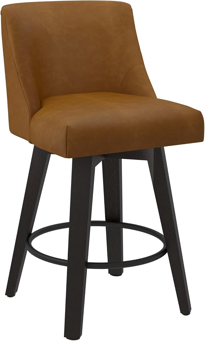 Counter Height Swivel Bar Stools Set of 3, 26 Inch Bar Stools - Image 7