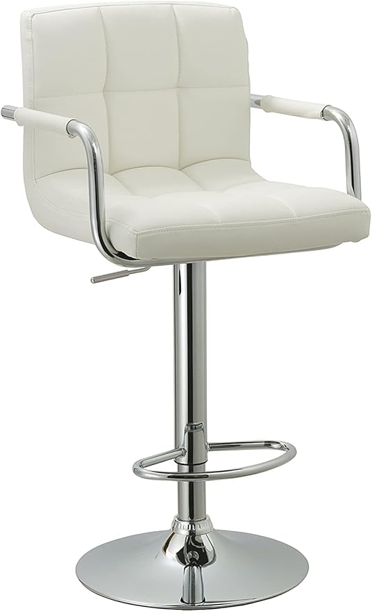 AC Pacific Contemporary Adjustable Swivel Kitchen Bar Stool Chair by ACPacific