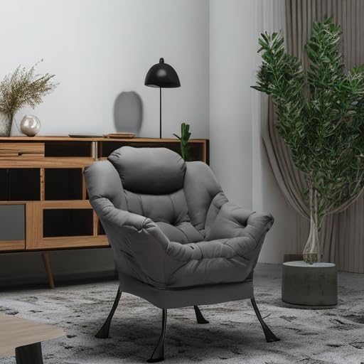 HollyHOME Large Fabric Lazy Chair - Image 6