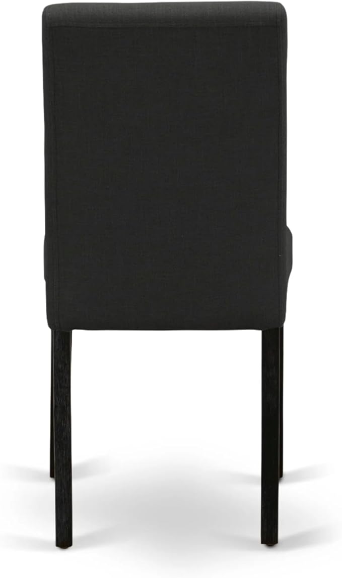 East West Furniture AMAB3-ABK-24 3 Piece Modern Dining Table Set Contains a - Image 10