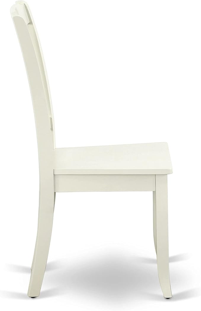 East West Furniture SUDA5-LWH-W 5 Piece Dining Room Furniture Set Includes a - Image 9