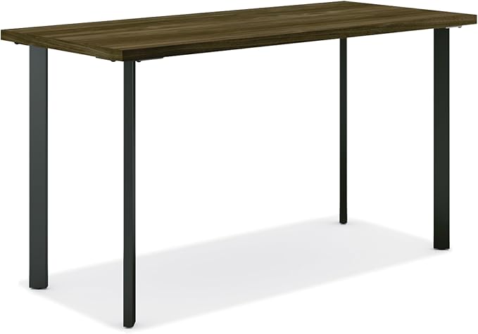 HON Coze Home Office Desks, Sturdy Table Computer Desk, Walnut Top by HON