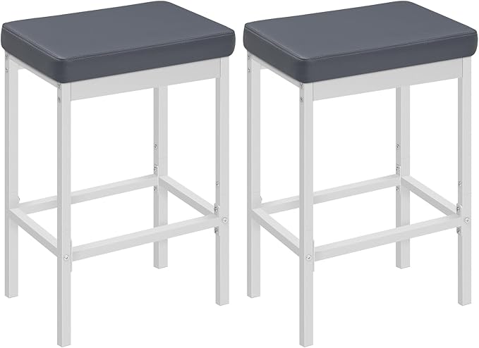 HOOBRO Bar Stools, 24.8-Inch Height Stools, Breakfast Bar Stools, Kitchen Bar by HOOBRO