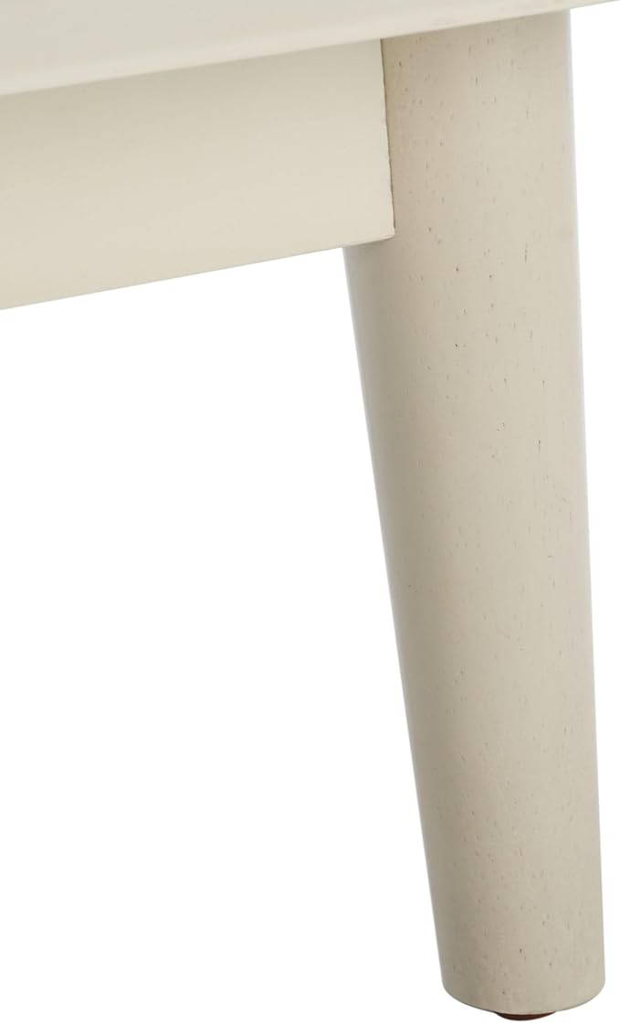 SAFAVIEH Couture Collection Tomas Mid-Century White Washed 3-Drawer Sliding - Image 10