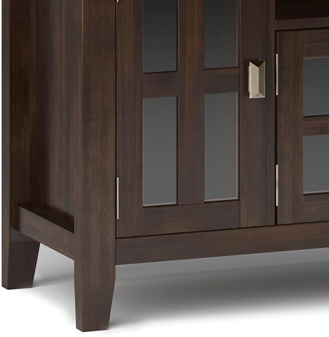 SIMPLIHOME Artisan SOLID WOOD 72 inch Wide Transitional TV Media Stand in - Image 6