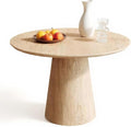 Round Dining Table for 4, Circle Dining Tables for Kitchen Living Room by Mochalight