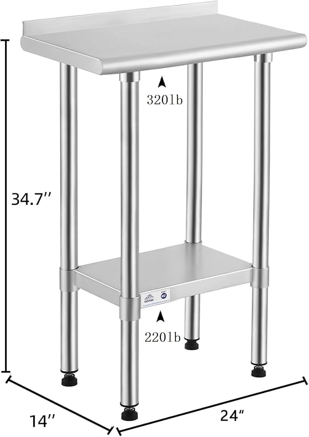ROCKPOINT Stainless Steel Table - Image 2