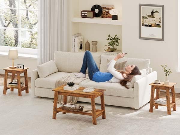 Garvee End Table, Side Table - Image 6