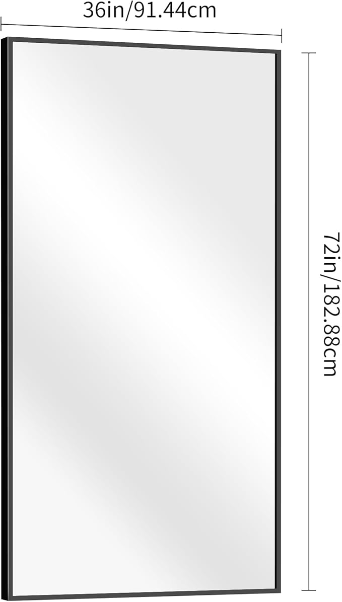BONEWEI Bathroom Mirror, 72x36 inch Bathroom Mirrors - Image 7