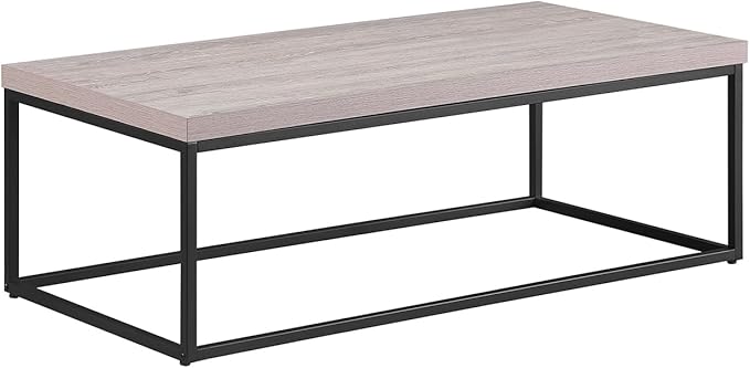 CENSI 47-Inch Grey Wash Accent Coffee Table/Center Table - Image 7