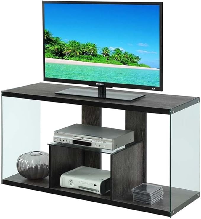 Convenience Concepts SoHo TV Stand, Weathered Gray - Image 3