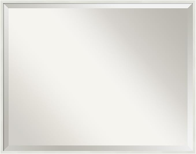Amanti Art White Bathroom Mirror by AmantiArt