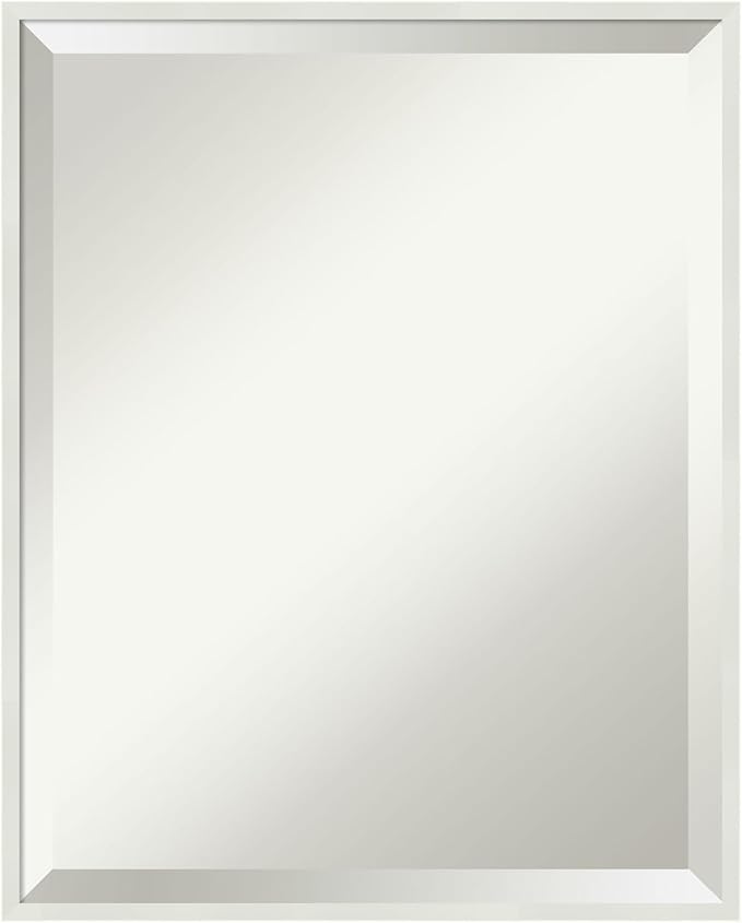 Amanti Art White Bathroom Mirror by AmantiArt
