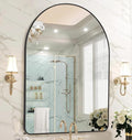 FORBATH Arched Mirror 30x50 Inch, Hanging or Leaning Against Wall by FORBATH