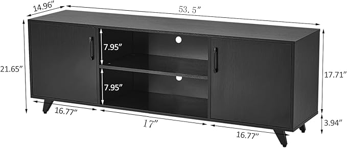 Panana Mid Century TV Stand Entertainment Center - Image 2
