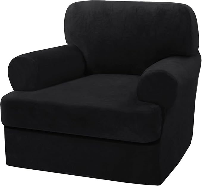 H.VERSAILTEX Sofa Cover 2 Piece T Cushion Armchair Slipcovers Thick Velvet by HVERSAILTEX