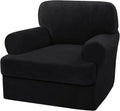 H.VERSAILTEX Sofa Cover 2 Piece T Cushion Armchair Slipcovers Thick Velvet by HVERSAILTEX