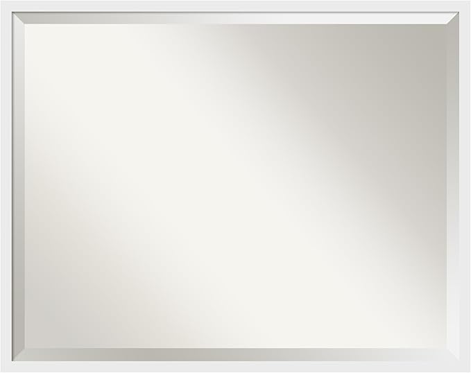 Amanti Art White Bathroom Mirror by AmantiArt