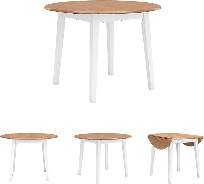 Signature Design by Ashley Gesthaven Farmhouse Dining Drop Leaf Table - Image 6