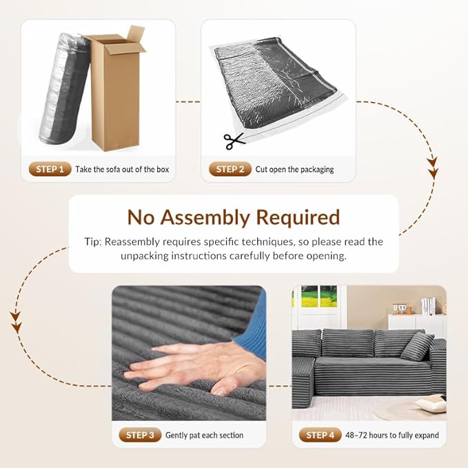 COMHOMA 105”Modular Sectional Sofa - Image 10