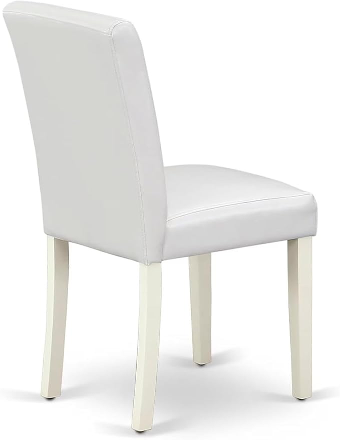 East West Furniture DLAB5-LWH-64 5 Piece Kitchen Table & Chairs Set Includes a - Image 9