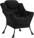 LITA Lazy Chair with Ottoman, Modern Accent Leisure Upholstered Sofa, by LITA