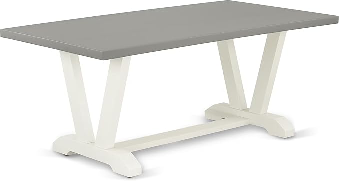 East West Furniture V097SI215-6 6 Piece Dining Room Table Set Contains a - Image 3