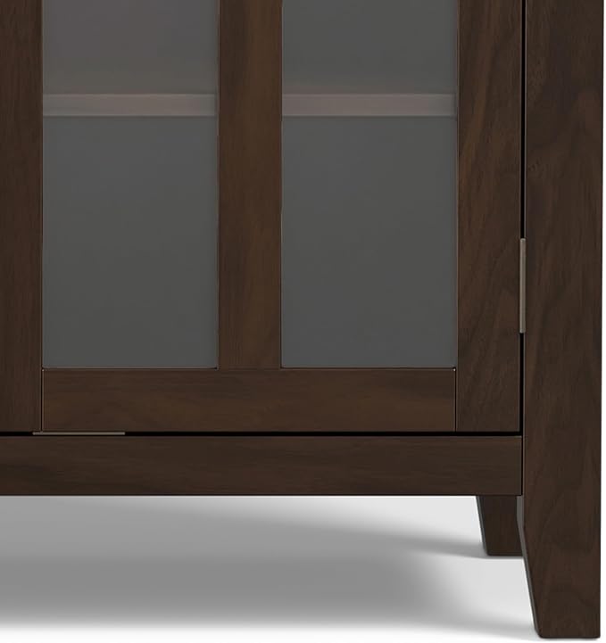 SIMPLIHOME Artisan SOLID WOOD 53 inch Wide Transitional TV Media Stand in - Image 7