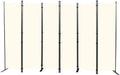 Room Divider 6FT Portable Room Dividers and Folding Privacy Screens, 6 Panel by HOMSCREENER