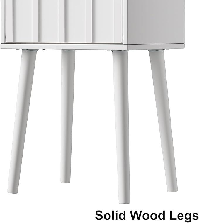 LAATOOREE Nightstand Set of 2, Small Bed Side Table - Image 7