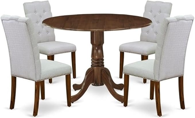 East West Furniture DLEL5-AWA-05 5 Piece Dinette Set by EastWestFurniture