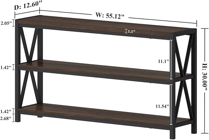 FATORRI Console Table for Entryway, Modern Entry Table - Image 3