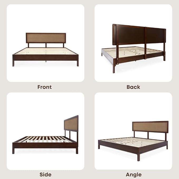 Bme Nipe King 14 Inch Bohemian Bed Frame - Image 7