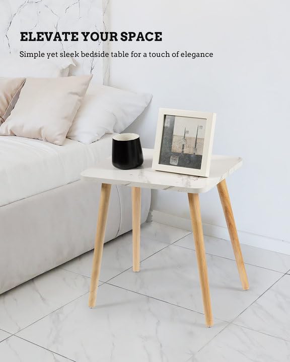 FORAOFUR Small End Table, Side Table Accent Table Living Room Bedroom Balcony - Image 6