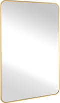 Black Bathroom Mirror, Rectangle 24 x 36 Inch Vanity Wall Mirror, Modern Mirror by Unknown