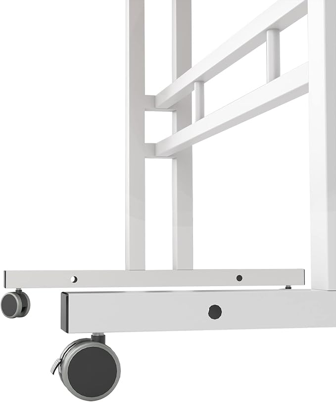 soges 23.6inches Height Adjustable Desk Laptop Desk on The Wheels, Rolling - Image 9